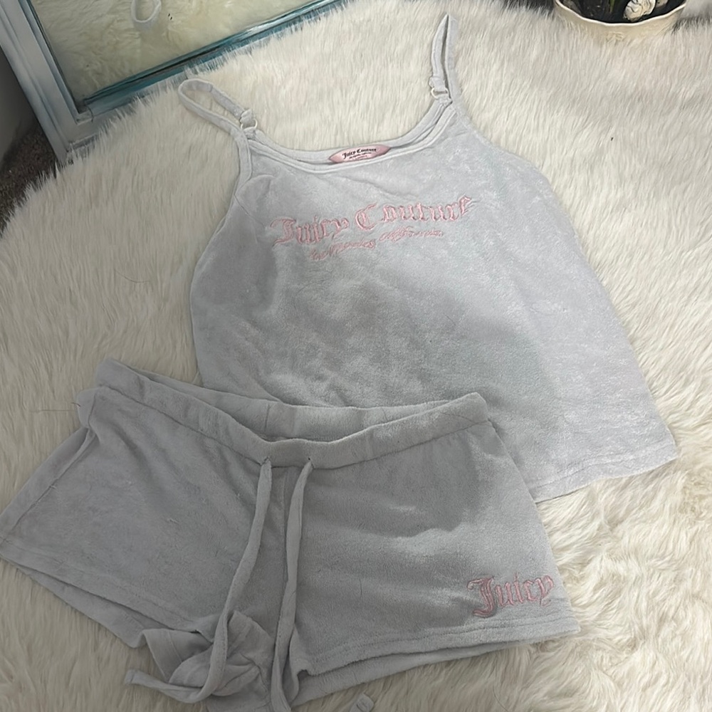 Juicy Couture Gray Pajama Set